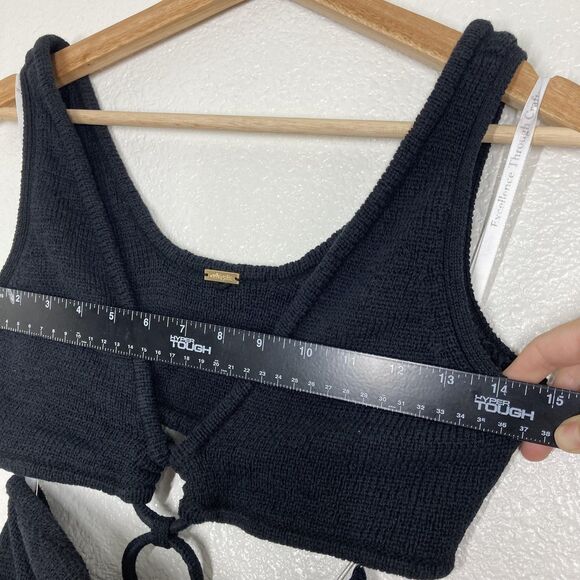 Cult Gaia Mert Dress Womens Small Black Knit Cutout Ring Bodycon Sleeveless - Picture 9 of 16